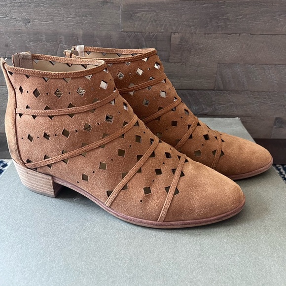 Michael Kors Uma Suede Booties - Picture 2 of 5